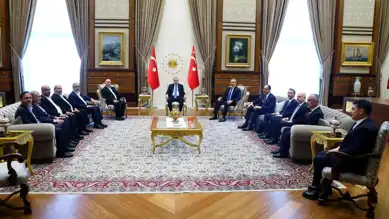 Erdoğan, Hamas Heyetini Kabul Etti
